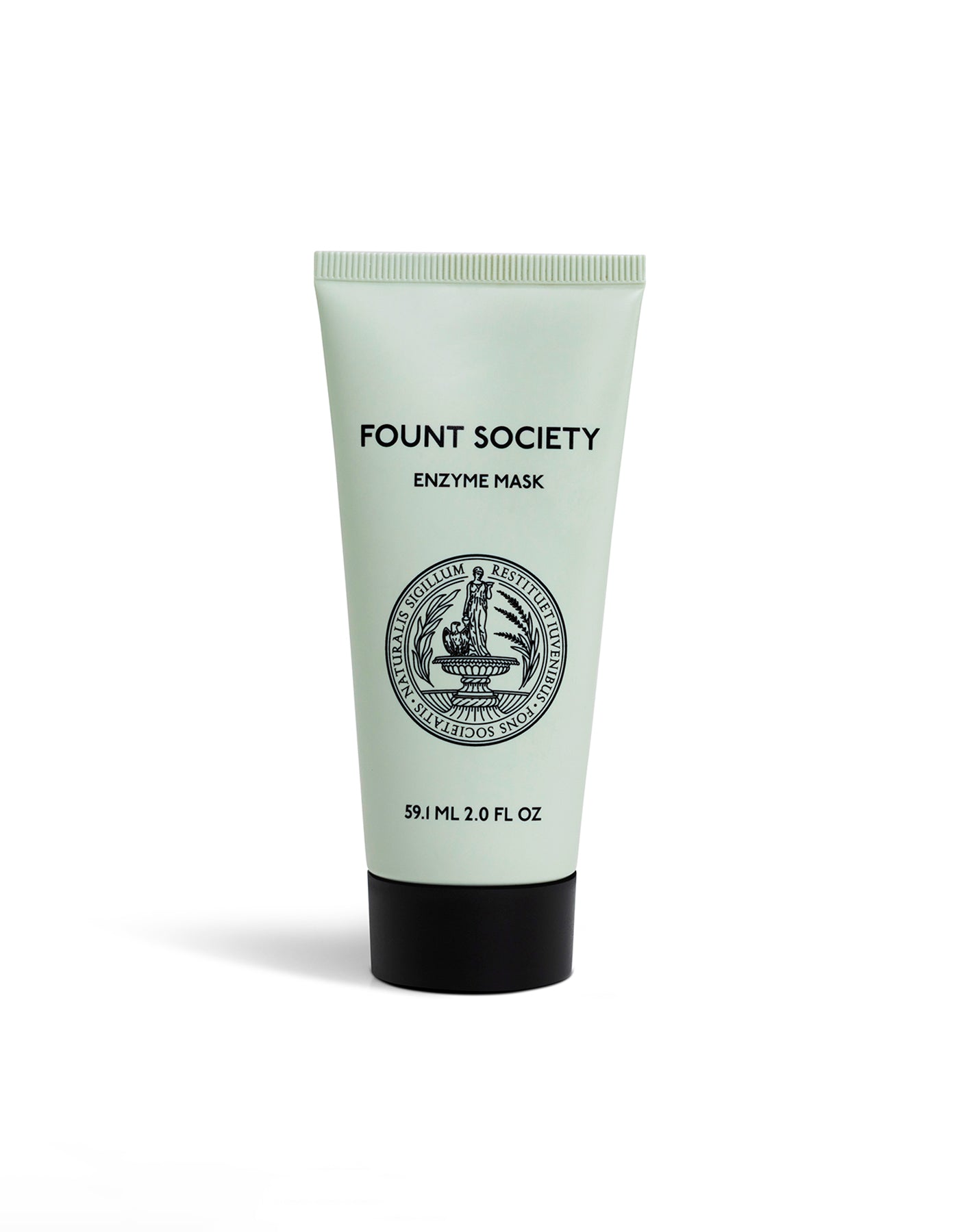Tube of Fount Society Enzyme Mask on a white background |Size:Full Size