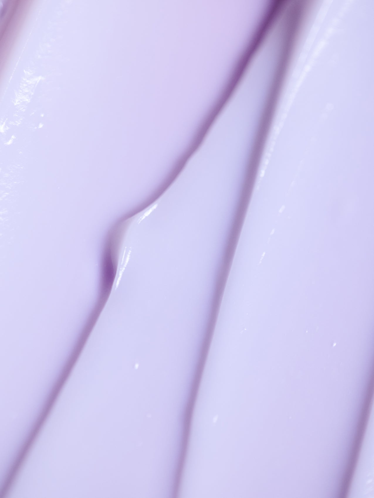 A closeup of the Fount Society Night Cream shows rich, light purple cream. |Size:Full Size