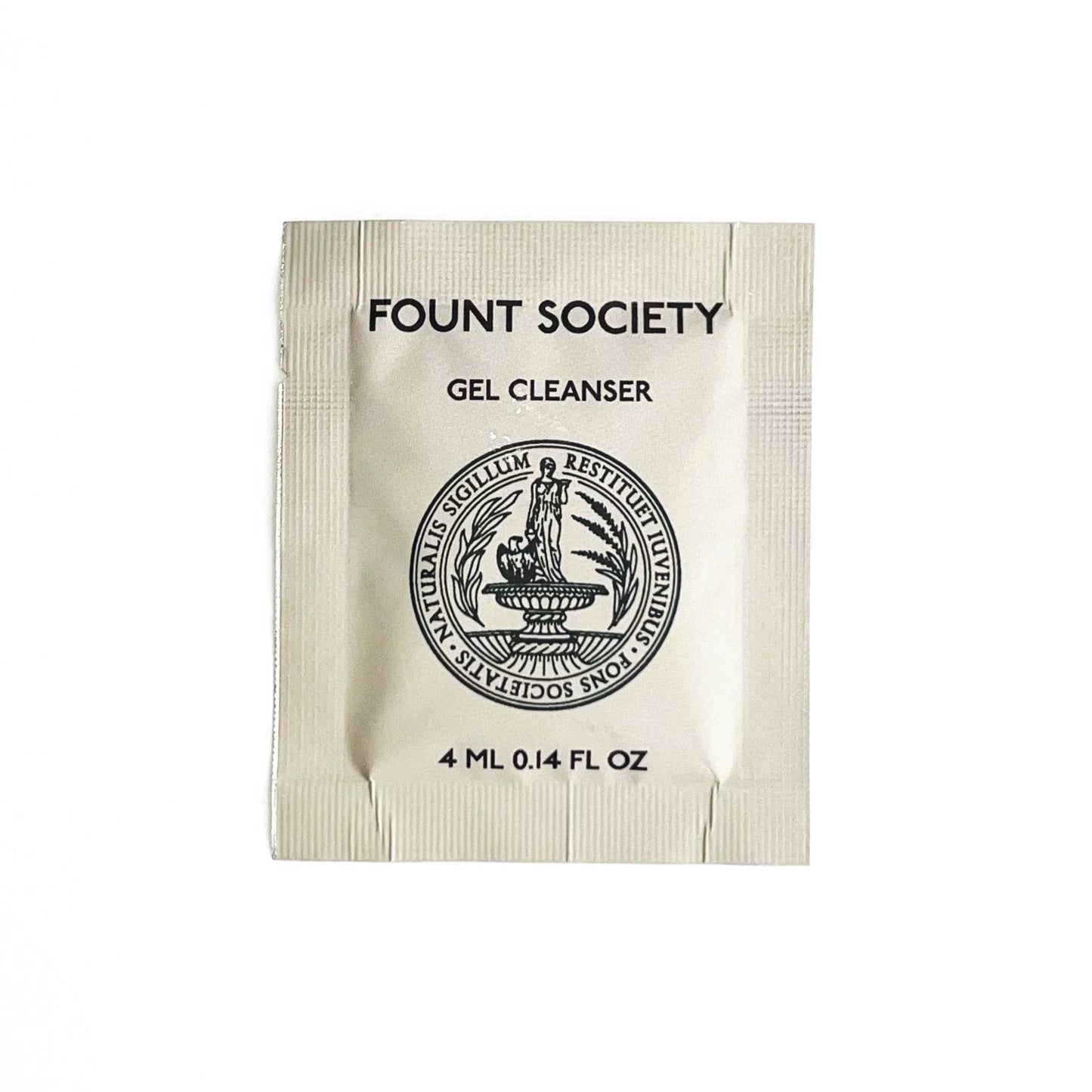 Packet of Fount Society Gel Cleanser