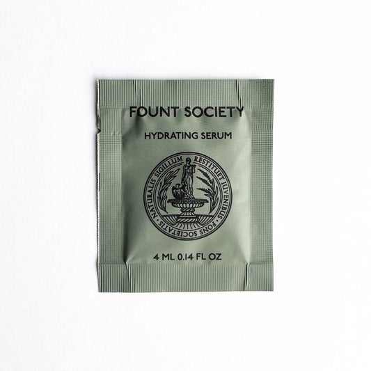 Packet of Fount Society Hydrating Serum